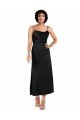 Shop Cowl Neck Formal Tea-Length Short Silky Satin Bridesmaid Dress / Cocktail Prom Dress with Skirt Slit Sydney
