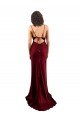 Shop Cowl Neck Long Criss Cross Open Back Formal Silky Satin Bridesmaid Dress / Prom Dress Sydney