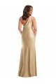 Shop One Shoulder Asymmetrical Cowl Back Formal Silky Satin Mermaid Bridesmaid Dress / Prom Dress Sydney