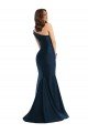 Shop Bias-Cuff One Shoulder Formal Silky Satin Mermaid Bridesmaid Dress / Prom Dress with Side Slit Sydney