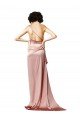 Shop Low Back One Shoulder Full Length Formal Silky Satin Bridesmaid Dress / Prom Dress Sydney
