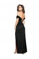 Shop Fitted Sweetheart Neckline Formal Silky Satin Bridesmaid Dress / Prom Dress with Off the Shoulder Sleeves and High Slit Sydney