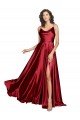 Shop Cowl Neckline Long Formal Silky Satin Bridesmaid Dress / Prom Dress with Spaghetti Straps Sydney