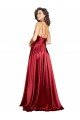 Shop Cowl Neckline Long Formal Silky Satin Bridesmaid Dress / Prom Dress with Spaghetti Straps Sydney