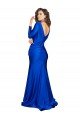 Shop Deep V-Neck Long Sleeves Formal Silky Satin Bridesmaid Dress / Prom Dress Sydney
