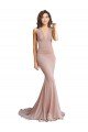 Shop Deep V-Neck Mermaid Low Back Long Formal Spandex Bridesmaid Dress / Prom Dress Sydney