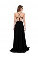 Shop High Slit Open Back Long Formal Spandex Bridesmaid Dress / Prom Dress with Lined Crossover Bust Sydney