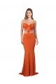 Shop Strapless Bandeau Bodice Long Formal Spandex Bridesmaid Dress / Prom Dress Sydney