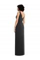 Shop Draped Wrap Formal Maxi Spandex Bridesmaid Dress / Prom Dress with Front Slit Sydney