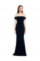 Shop Off the Shoulder Fitted Formal Crepe Bridesmaid Dress / Prom Dress with Back Cut Out Sydney