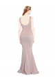 Shop Sleeveless Scoop Neck Fully Lined Formal Crepe Bridesmaid Dress / Prom Dress Sydney