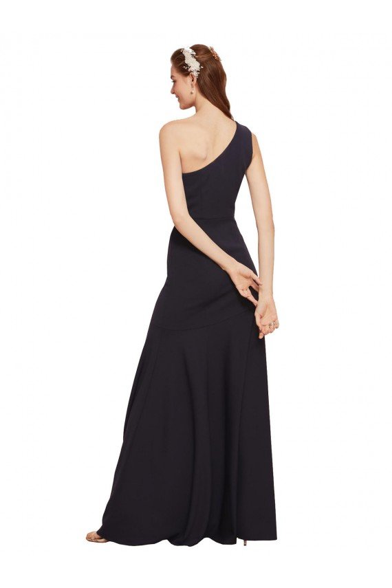 Shop Fit and Flare Formal Crepe Bridesmaid Dress / Prom Dress with One Shoulder Sydney