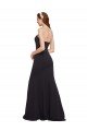 Shop Strapless Bodycon Long Formal Crepe Bridesmaid Dress / Prom Dress with High Slit Sydney