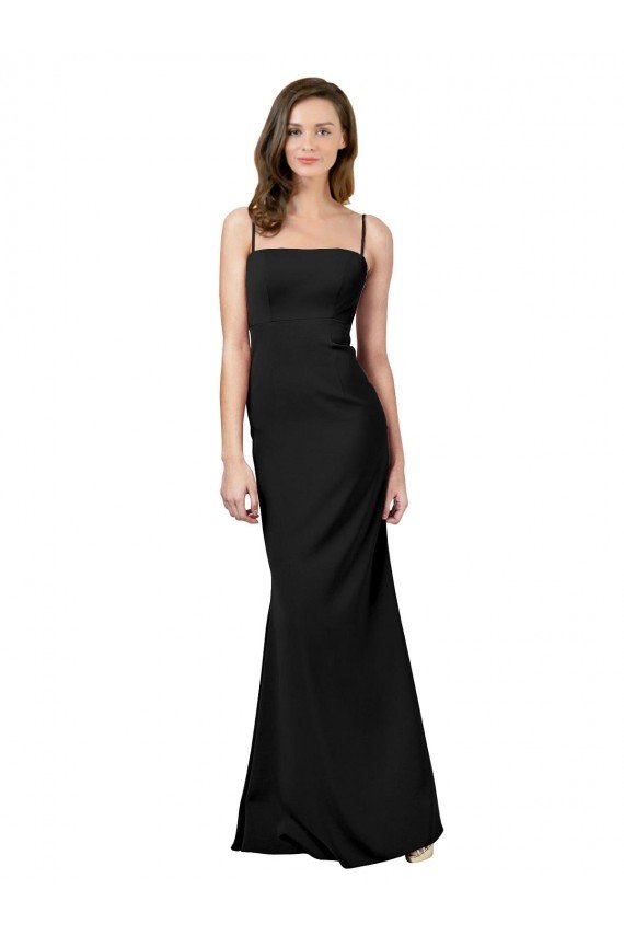 Shop Fit and Flare Slim Formal Crepe Bridesmaid Dress / Prom Dress with Cutout Back Sydney