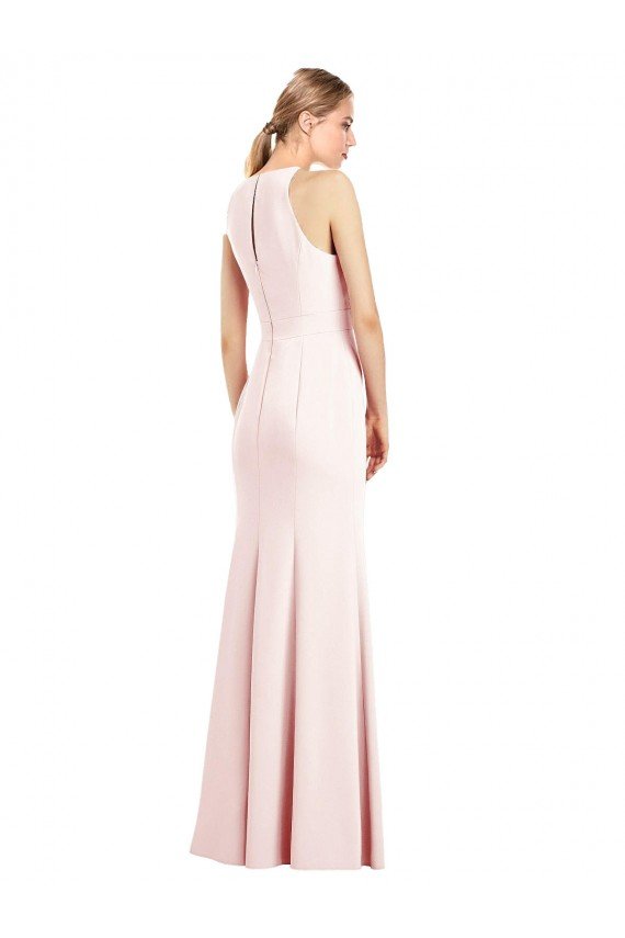 Shop V-Neck Keyhole Back Crepe Trumpet Bridesmaid Dress / Prom Dress Sydney