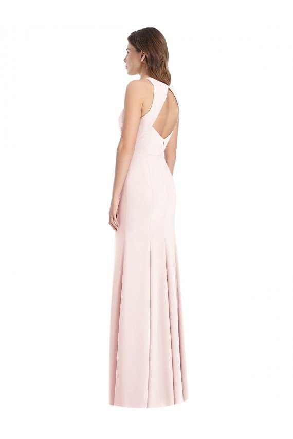 Shop Diamond Cutout Back Trumpet Bridesmaid Dress / Prom Dress with Front Slit Sydney