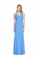Flattering Trumpet Long Sleeveless Bridesmaid Dress / Prom Dress with Open Back Sydney