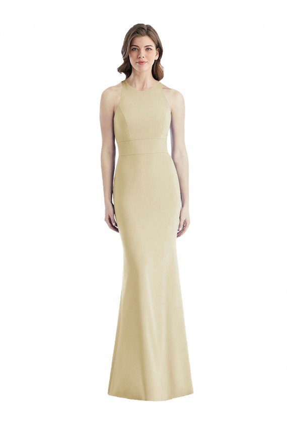 Shop Criss Cross Twist Cutout Back Trumpet Bridesmaid Dress / Prom Dress Sydney
