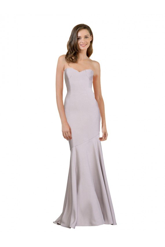 Shop Crepe Mermaid Bridesmaid Dress / Prom Dress with Low Back Sydney