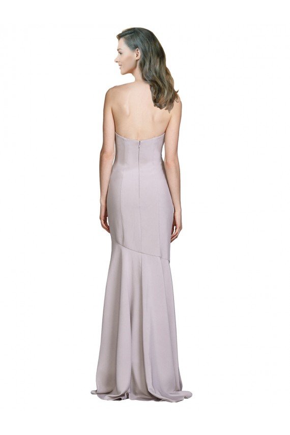 Shop Crepe Mermaid Bridesmaid Dress / Prom Dress with Low Back Sydney