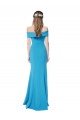 Shop Off the Shoulder Formal Crepe Bridesmaid Dress / Prom Dress with Fitted Silhouette Sydney