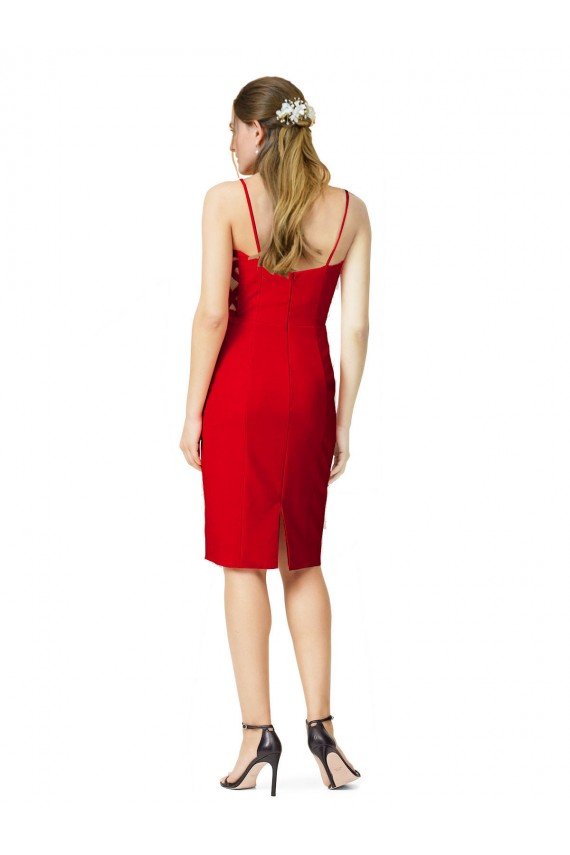 Shop Sleeveless Sheath Sweetheart Neckline Formal Crepe Bridesmaid Dress / Prom Homecoming Dress Sydney
