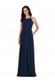 Shop Criss Cross Back Crepe Halter Bridesmaid Dress with Pockets Sydney
