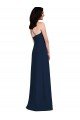 Shop Criss Cross Back Crepe Halter Bridesmaid Dress with Pockets Sydney