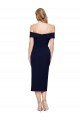 Shop Midi Length Short Formal Crepe Bridesmaid Dress / Cocktail Prom Dress with Side Split Sydney