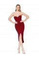 Shop Cocktail Length Sweetheart Mermaid Wrap Formal Crepe Bridesmaid Dress / Prom Dress Sydney