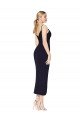 Shop High Neck Spaghetti Straps Formal Crepe Short Cocktail Wrap Bridesmaid Dress / Prom Dress Sydney