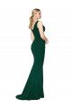 Shop V-Neck Floor Length Long Formal Crepe Mermaid Bridesmaid Dress / Prom Dress Sydney