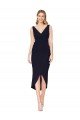 Shop Knee Length V-Neck Formal Crepe Short Cocktail Wrap Bridesmaid Dress / Prom Dress Sydney