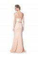 Shop High Neck Strapless Long Formal Crepe Maxi Bridesmaid Dress / Prom Dress with Overlay Sydney