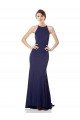 Shop High Neck Fishtail Formal Crepe Bridesmaid Dress / Prom Dress with Open Back Detail Sydney
