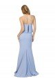 Shop Strapless Full Length Formal Crepe Bridesmaid Dress / Prom Dress with Bodice Overlay Sydney