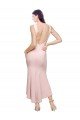 Shop High Neck Low V-Back Cocktail Midi Length Formal Crepe Bridesmaid Dress / Prom Dress Sydney