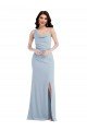 Shop One Shoulder Draped Cowl Neck Maxi Bridesmaid Dress / Prom Dress Sydney