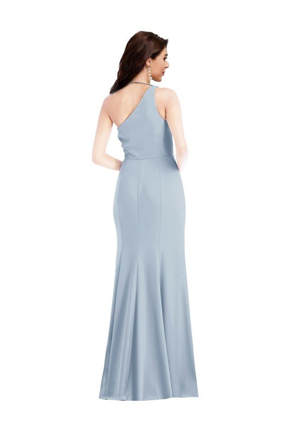 Shop One Shoulder Draped Cowl Neck Maxi Bridesmaid Dress / Prom Dress Sydney