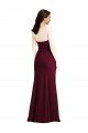 Shop Strapless Crepe Maxi Bridesmaid Dress / Prom Dress with Front Slit Sydney
