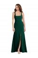 Shop Square Neck Trumpet Maxi Bridesmaid Dress / Prom Dress with Front Slit Sydney