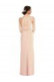 Shop Halter Criss Cross Cutout Back Maxi Formal Crepe Bridesmaid Dress / Prom Dress Sydney