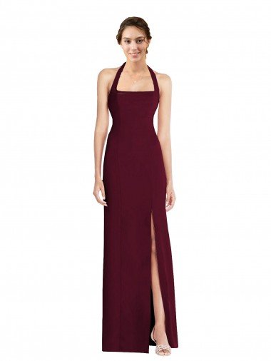 Shop Tie Halter Open Back Trumpet Bridesmaid Dress / Prom Dress Sydney