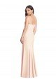 Shop Seamed Bodice Crepe Trumpet Bridesmaid Dress / Prom Dress with Front Slit Sydney