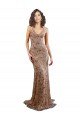Shop Floral Patterned Backless V-Neckline Sequin Formal Bridesmaid Dress / Prom Dress Sydney