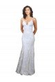 Shop V-Neckline Backless Floral Patterned Sequin Formal Bridesmaid Dress / Prom Dress Sydney