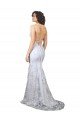 Shop V-Neckline Backless Floral Patterned Sequin Formal Bridesmaid Dress / Prom Dress Sydney