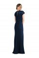 Shop Soft Bow Blouson Bodice Trumpet Formal Crepe Bridesmaid Dress / Prom Dress Sydney