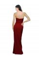 Shop Straight Pencil Skirt Long Sweetheart Formal Crepe Bridesmaid Dress / Prom Dress with High Side Split Sydney