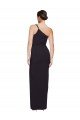 Shop Long Floor Length Formal Crepe Bridesmaid Dress / Prom Dress with Side Split and One Strap Sydney